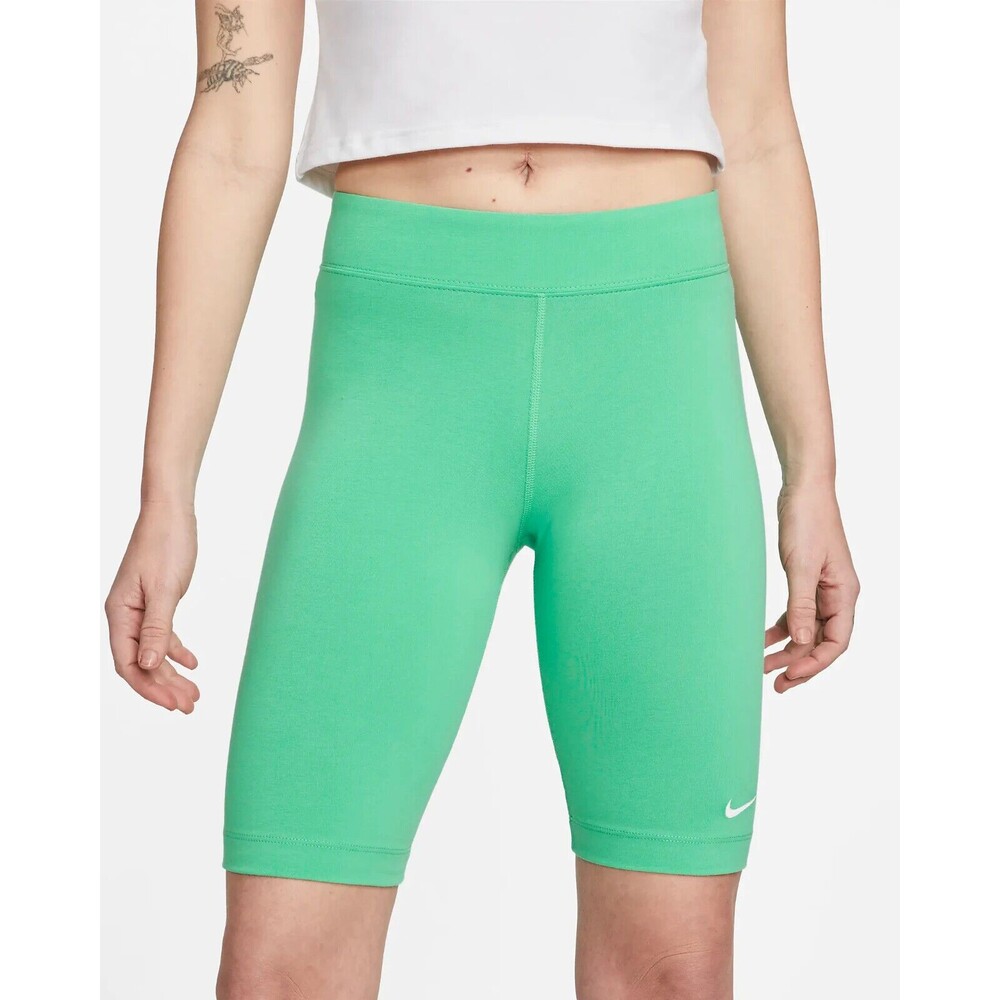 Nike Women Sportswear Essential Mid-Rise Bike Shorts Size Small CZ8526-363 NWT